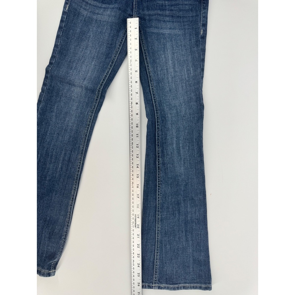 Rock and Roll Denim Girls Bootcut Jeans Dark Wash Adjustable Waist Size 10 - Picture 6 of 13